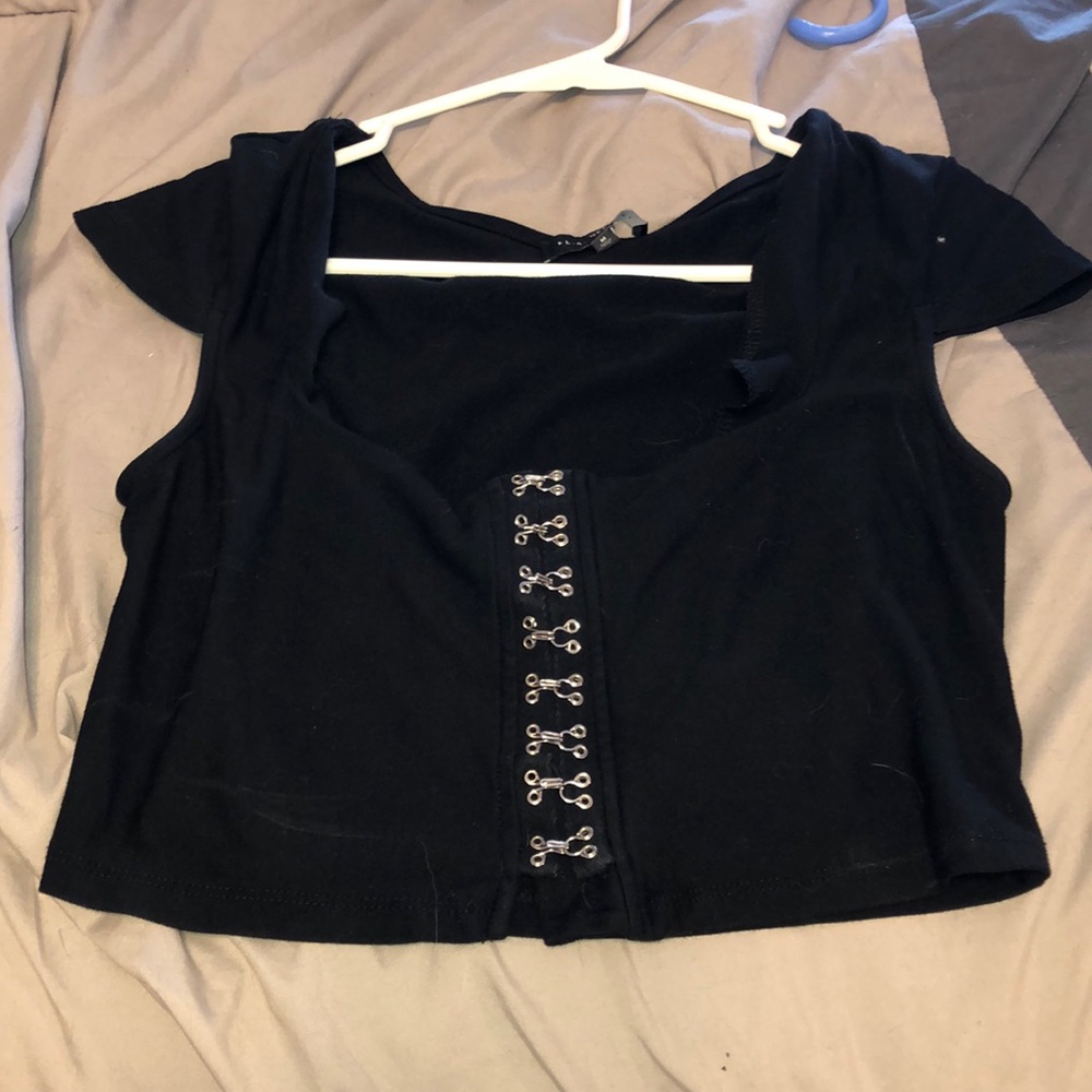 Black Crop Top